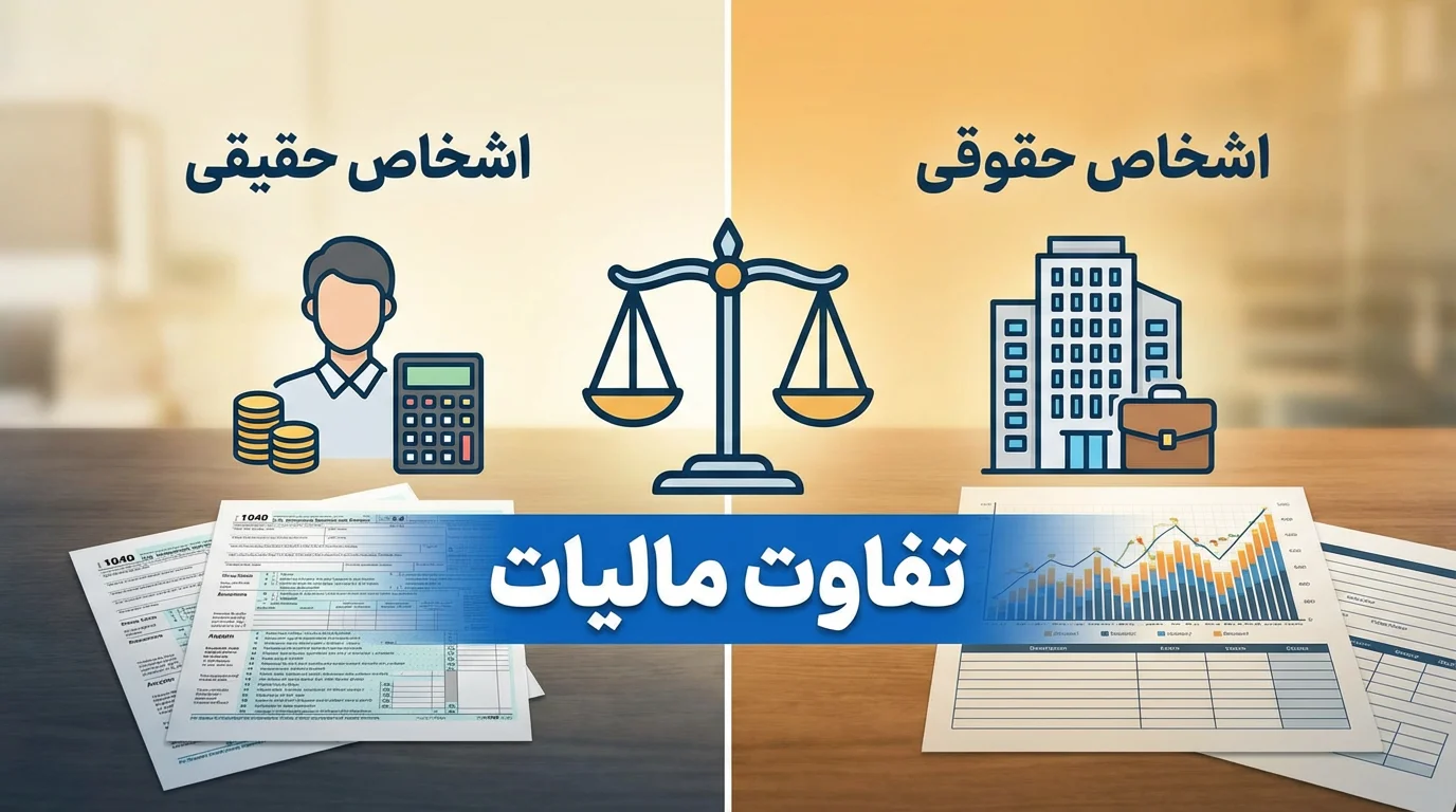 تفاوت مالیات اشخاص حقیقی و حقوقی